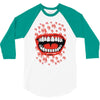 crazy laughter 3/4 Sleeve Shirt