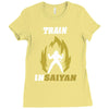 train insaiyan Ladies Fitted T-Shirt