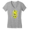 eat sleep shoot vertical digital camera photography photographer geek Women's V-Neck T-Shirt