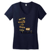the choice was not hard Women's V-Neck T-Shirt