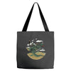 morning commute Tote Bags