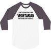 vegetarian ask yourself why not vegan food foodie tofu geek tee shirt 3/4 Sleeve Shirt