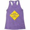 dark passenger on board Racerback Tank