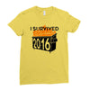 2016 dumpster fire Ladies Fitted T-Shirt