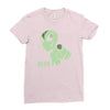 alien believe space sci fi ufo nerd Ladies Fitted T-Shirt