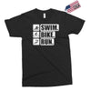 v6 swim bike run Exclusive T-shirt
