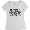strange bffs Women's Triblend Scoop T-shirt