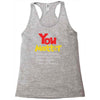 you matter Racerback Tank