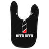 low battery   need beer Baby Bibs