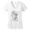god of the new world Women's V-Neck T-Shirt