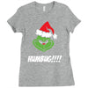 humbug grinch christmas Ladies Fitted T-Shirt