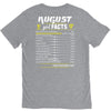 August Girl Facts Virgo V-Neck Tee