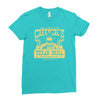 chuck's texan grill Ladies Fitted T-Shirt