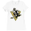 go! penguin go! Ladies Fitted T-Shirt