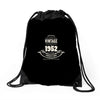 premium vintage 1952 classic perfectly aged limited edition Drawstring Bags