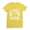 nurse lama Ladies Fitted T-Shirt