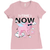 the time is now Ladies Fitted T-Shirt