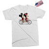 biking down main street Exclusive T-shirt