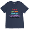 This Is My Human Costume I'm Really A Unicorn V-Neck Tee