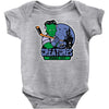 spooky city creatures   hockey team Baby Onesie