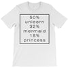 50 % unicorn T-Shirt