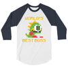 World's Best Boss Mario 3/4 Sleeve Shirt