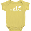 poker ~ fish to shark evolution ~ Baby Onesie