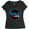 mommy Women's Triblend Scoop T-shirt