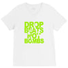 dub step drop beats not bombs black light skrillex ink hiphop dance V-Neck Tee