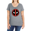 anime dead pool Ladies Curvy T-Shirt