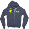 funny zombie Zipper Hoodie