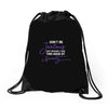 don't be jealous just because i look this good at seventy black Drawstring Bags