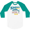 sharks will kill you 3/4 Sleeve Shirt