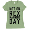 rex manning day Ladies Fitted T-Shirt