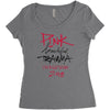 pink beautiful trauma world tour 2018 Women's Triblend Scoop T-shirt