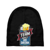 drinking beer Baby Beanies