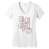 electro Women's V-Neck T-Shirt