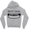 hot dog Zipper Hoodie