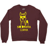 no drama llama (2) Crewneck Sweatshirt