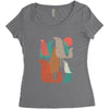 FLOCK OF BIRDS Women's Triblend Scoop T-shirt
