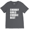chubby girls cuddle best V-Neck Tee