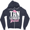 tan legged juliet Zipper Hoodie