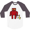 bird powered robot 3/4 Sleeve Shirt