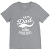 New Dad 2018 Rokie Dept. V-Neck Tee