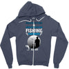 Grandpa And Grandson Fishing Partners For Life Zipper Hoodie