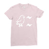 chicken say ciit cit Ladies Fitted T-Shirt
