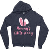 Mommy's Little Bunny Easter Themed Zipper Hoodie