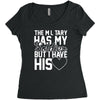military has my soldier i have his heart Women's Triblend Scoop T-shirt
