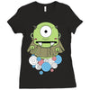 one eyes monster Ladies Fitted T-Shirt