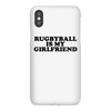 rugbyball is my girlfriend iPhoneX